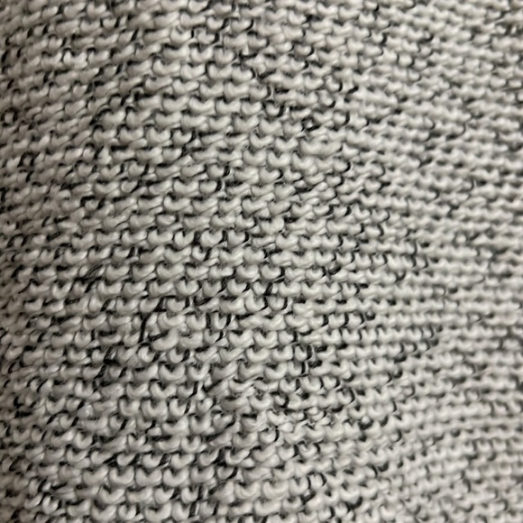 Women's Lands' End Textured Lace-Front Tunic Ivory - Picture 4 of 4